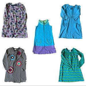 BUNDLE OF 5 Hanna Anderson Kid’s Dresses/Tunics